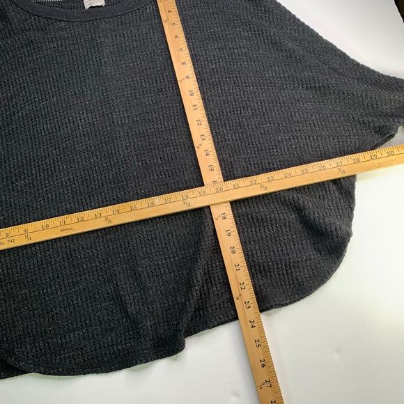 Anthropologie Postmark Women’s Small Gray Waffle Knit Long Sleeve Top - Picture 13 of 15